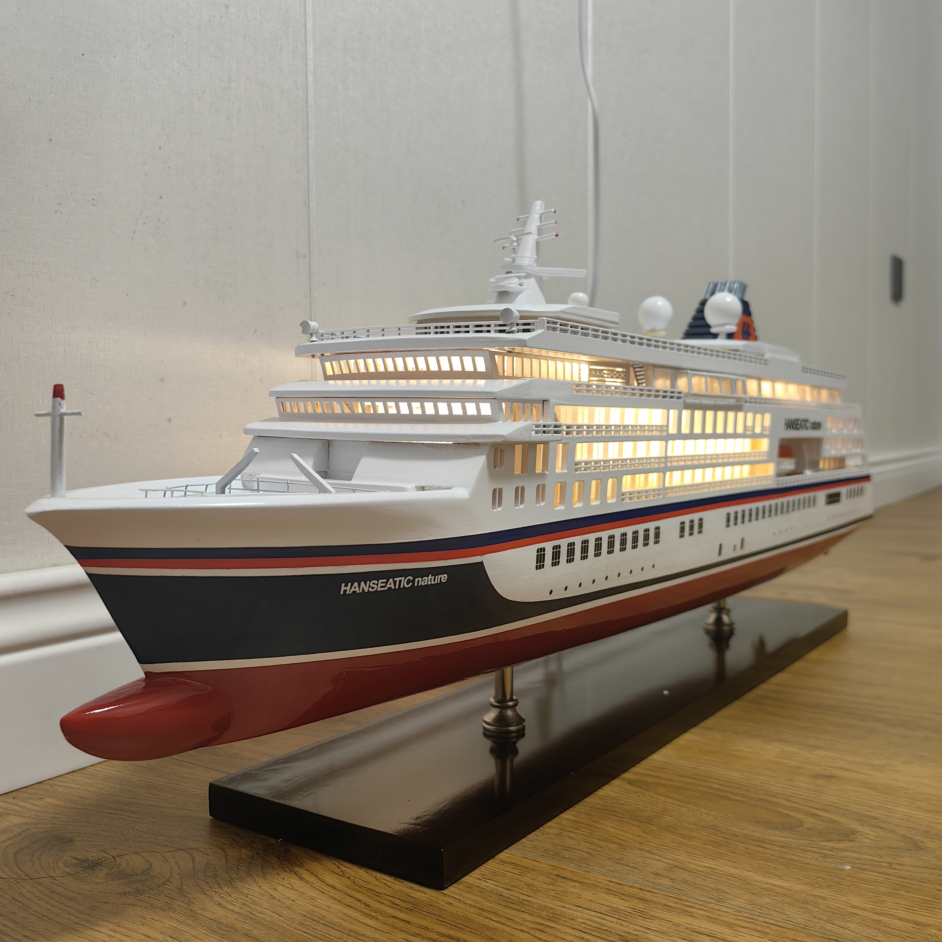 实木手工邮轮旅游豪华游轮船家居商务酒店装饰品一帆风顺礼品礼物