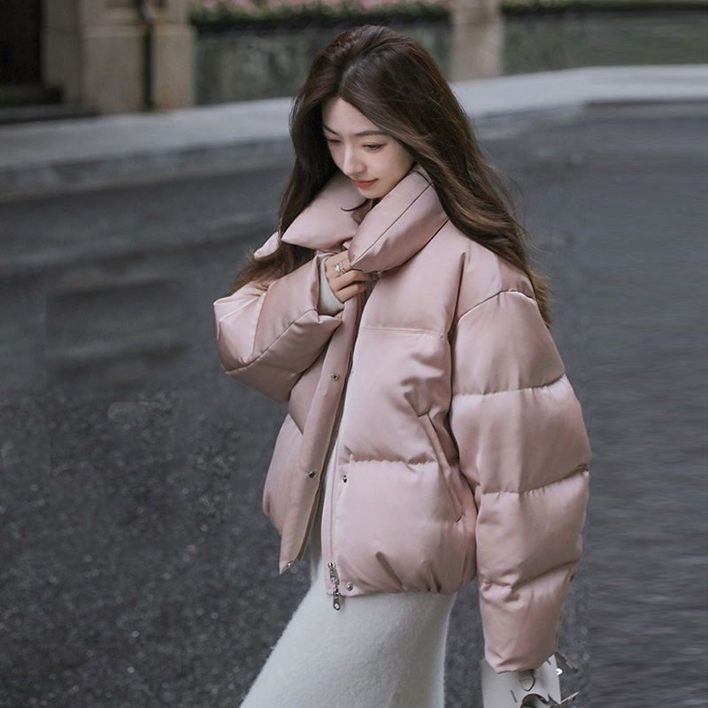 琉光羽绒羽绒衣羽绒服女2024年冬季新款小个子加厚面包服短款羽绒