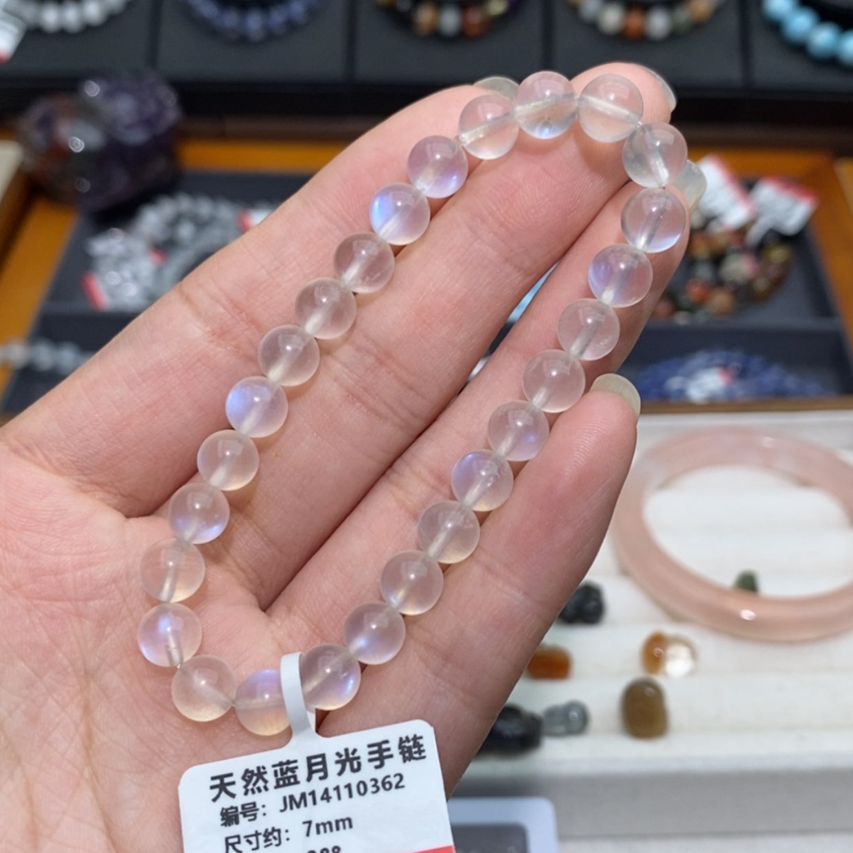 【闪购商品】月光石手链未镶嵌一****花