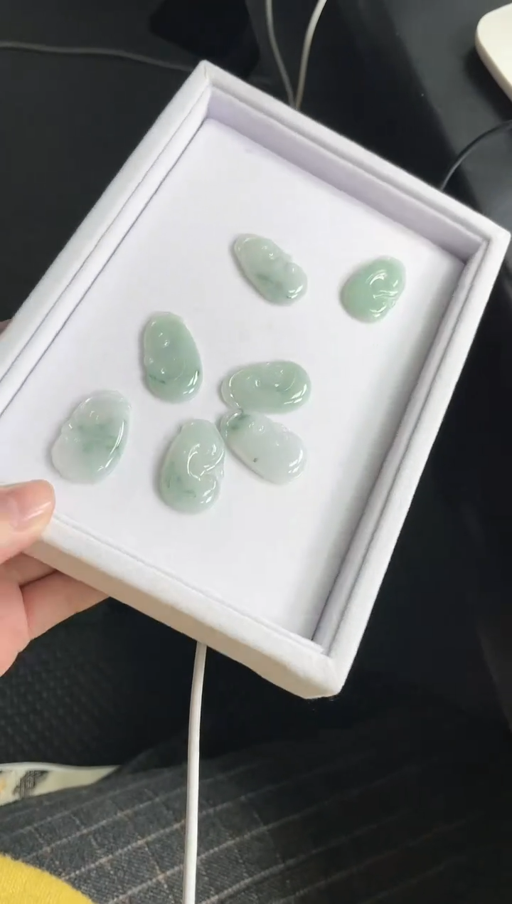 【闪购商品】翡翠颈饰未镶嵌冰飘花如意/多样性发货/发一件
