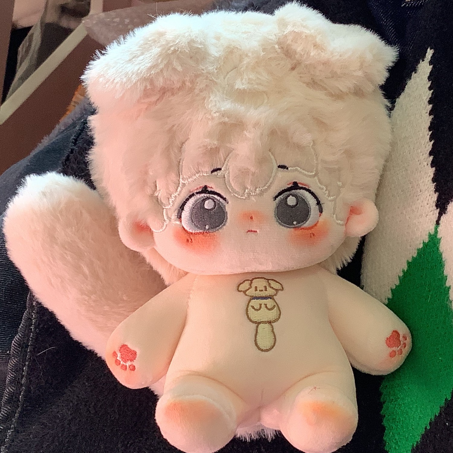 棉花娃娃20cm无属性糯奶华原版花版裸娃网红毛绒公仔玩具玩偶