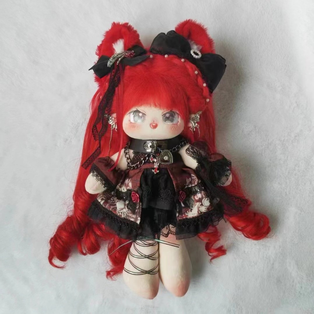 DIY棉花娃娃艾米炸毛接高温丝35cm无属性毛绒玩具公仔正版裸娃