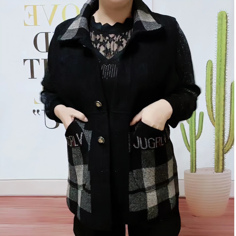 明路888中老年气质宽松百搭洋气显瘦女士大码马甲