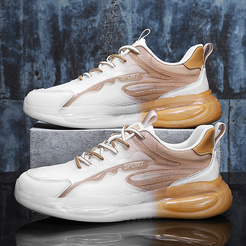 6808【真爆米花】2024男士百搭夏季透气潮流网面鞋子休闲