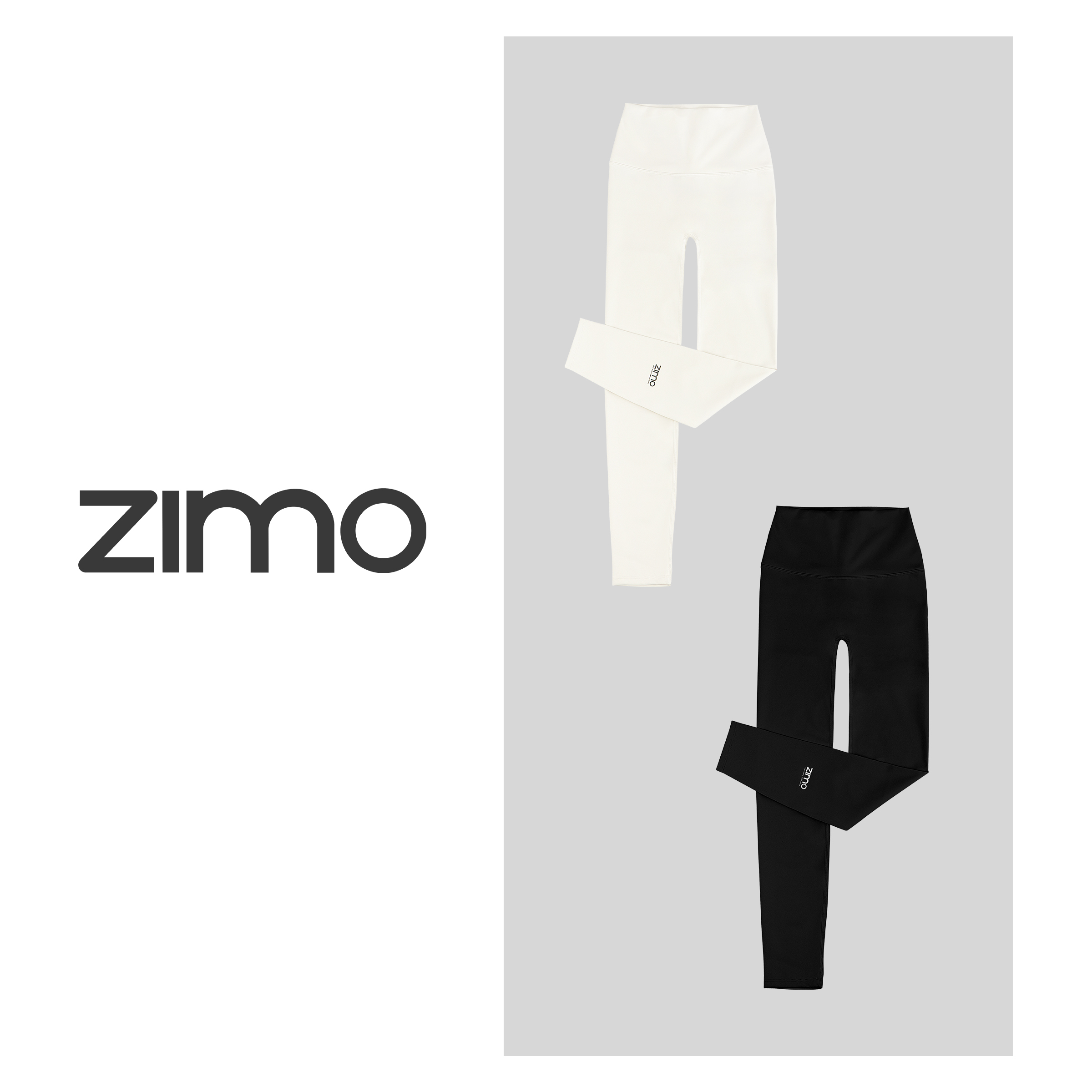 空气层腿部字母裸感裤黑白2166-zimo-高端瑜伽健身裤瑜伽服瑜伽裤