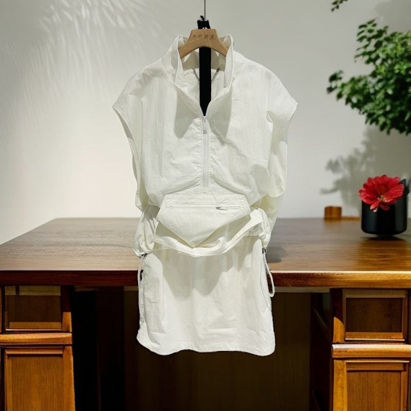 新款时尚休闲百搭夏季潮流纯色套装