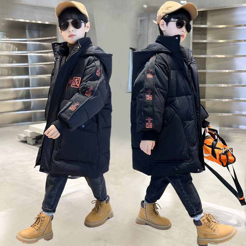 男童服外套冬季新款儿童袄冬款男孩大童羽绒衣洋气冬装