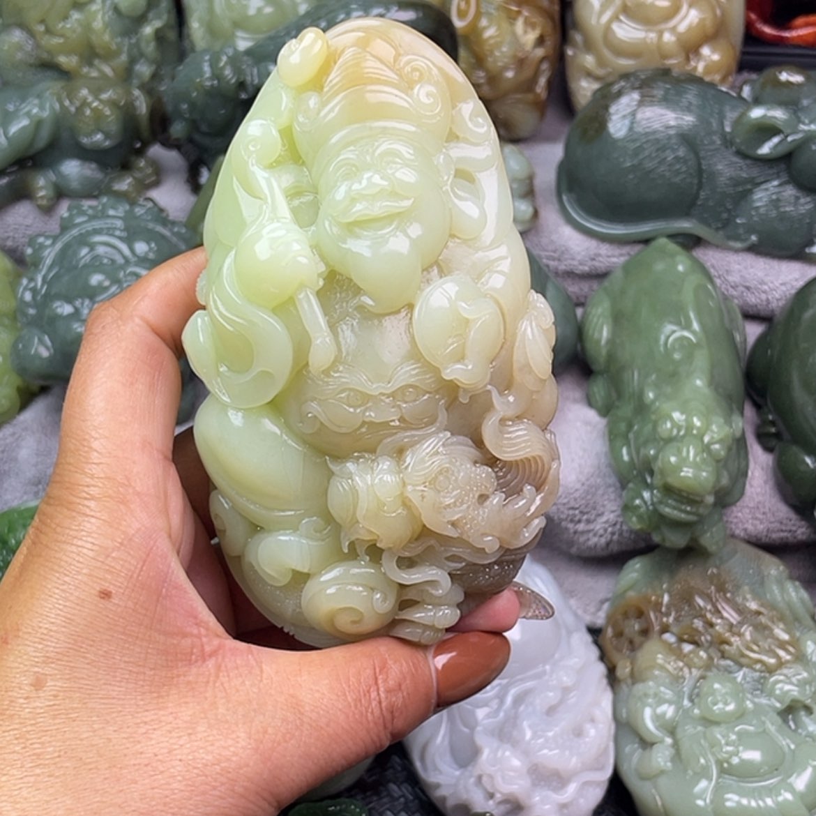 【闪购商品】和田玉摆件未镶嵌孤*