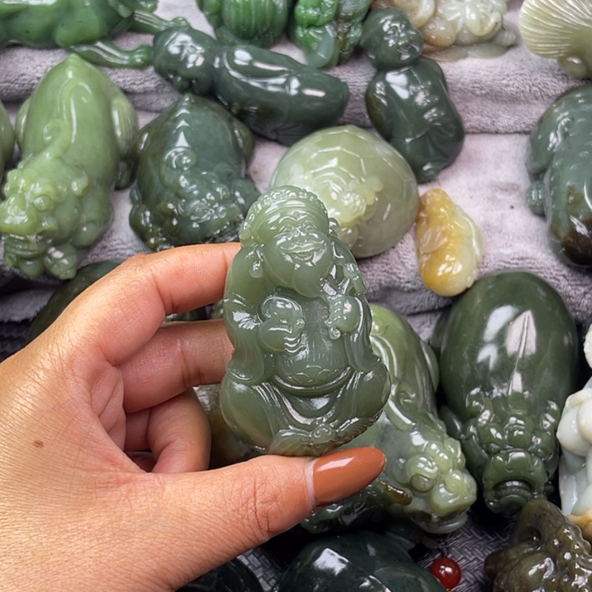 【闪购商品】和田玉挂件未镶嵌老****2