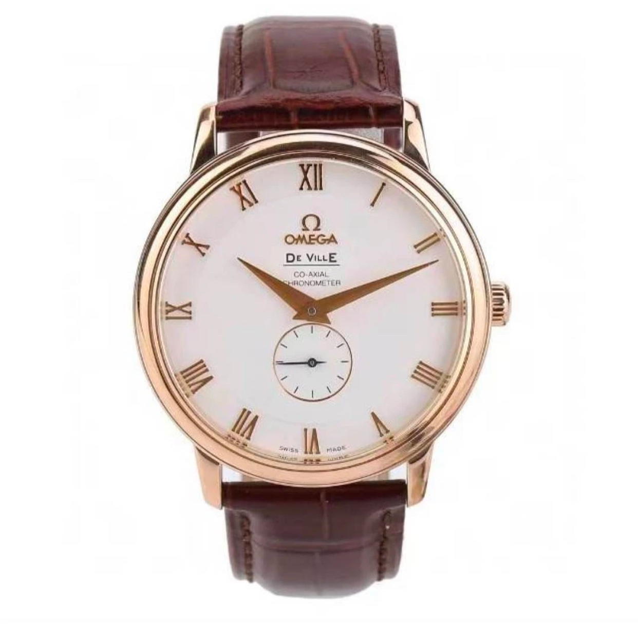 95新 Omega/欧米茄 碟飞系列 机械18k金 39mm  