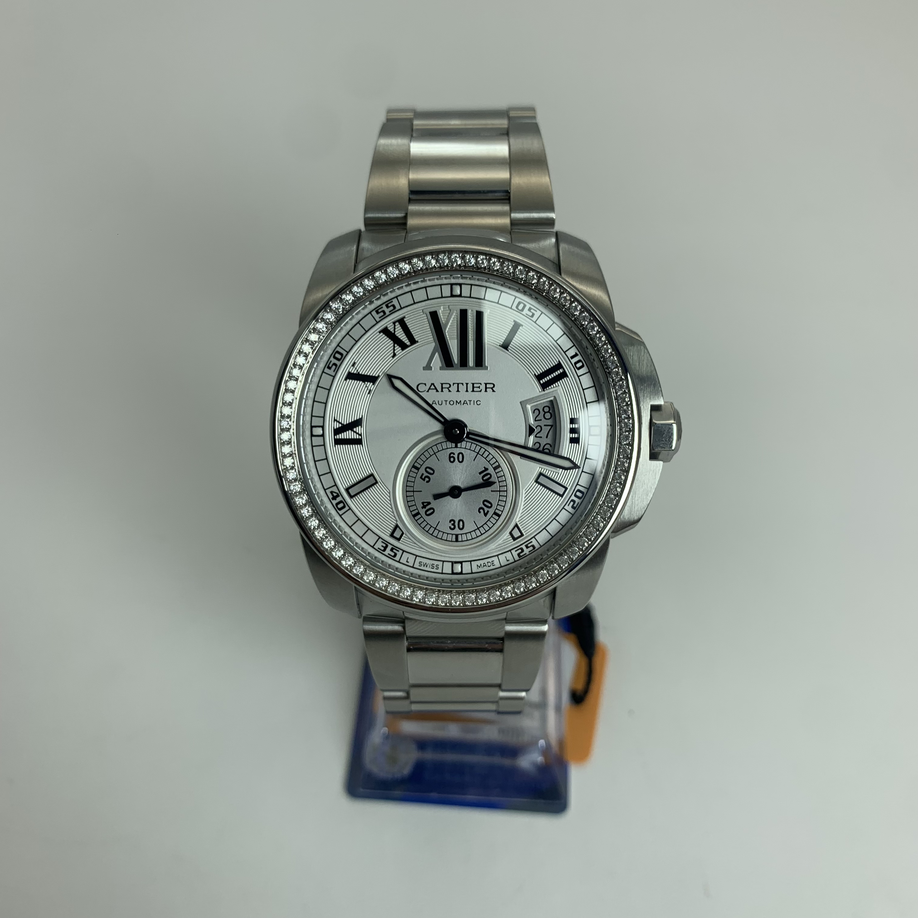 95新 Cartier/卡地亚 卡利博系列 机械 后钻 42MM 