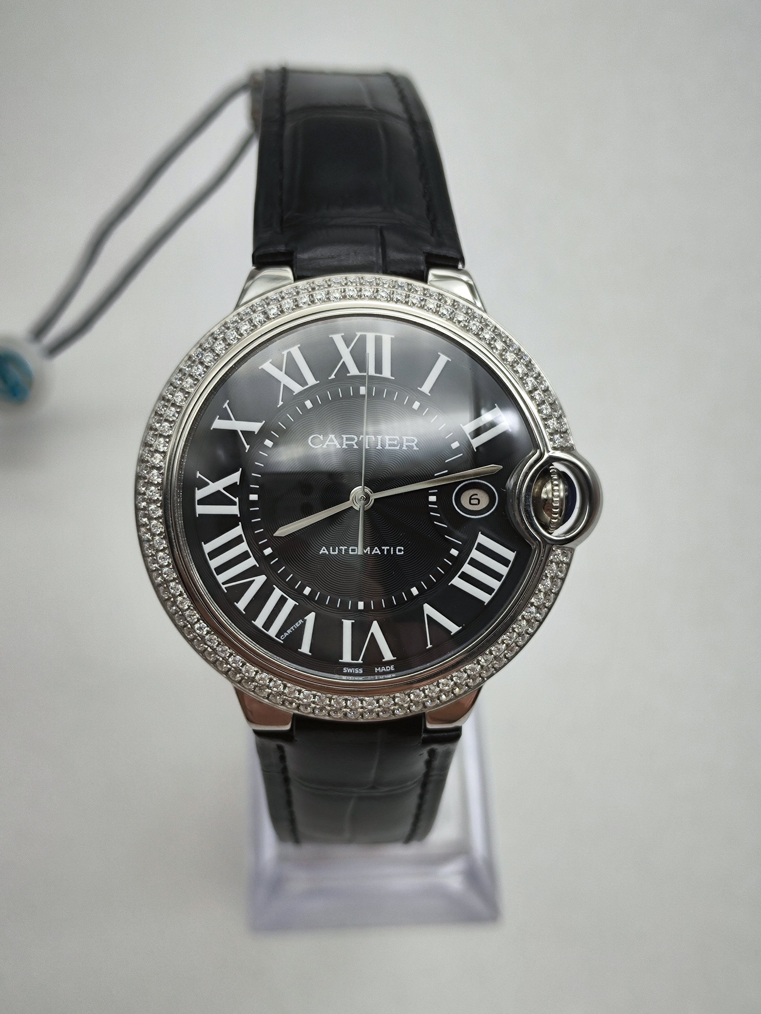 95新 Cartier/卡地亚 蓝气球系列机械 后钻升级针盘 42MM  