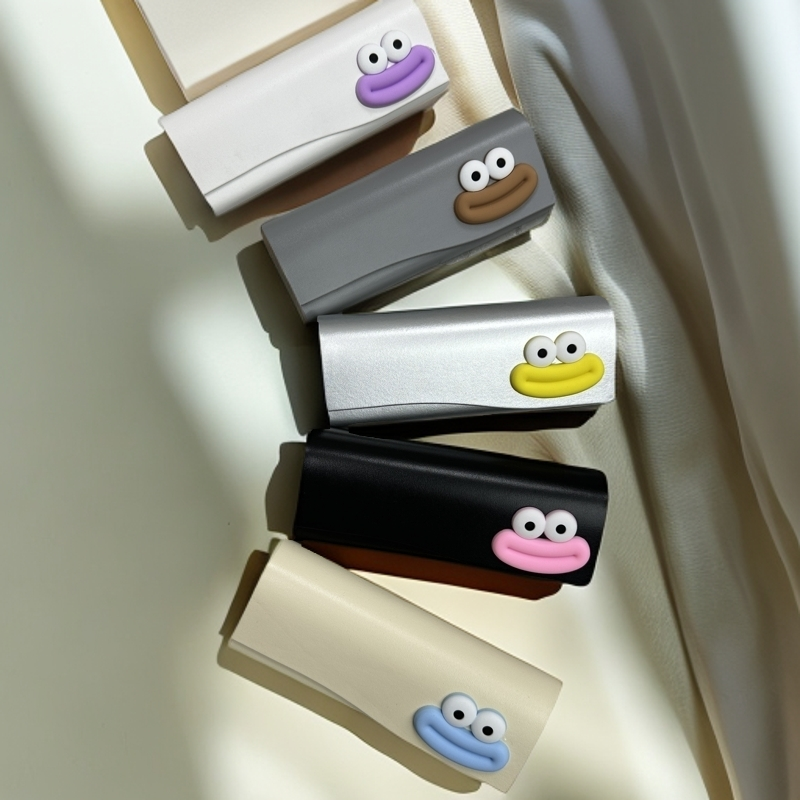 新款个性小框近视眼镜盒简约香肠嘴学生框架眼镜盒子男女通用