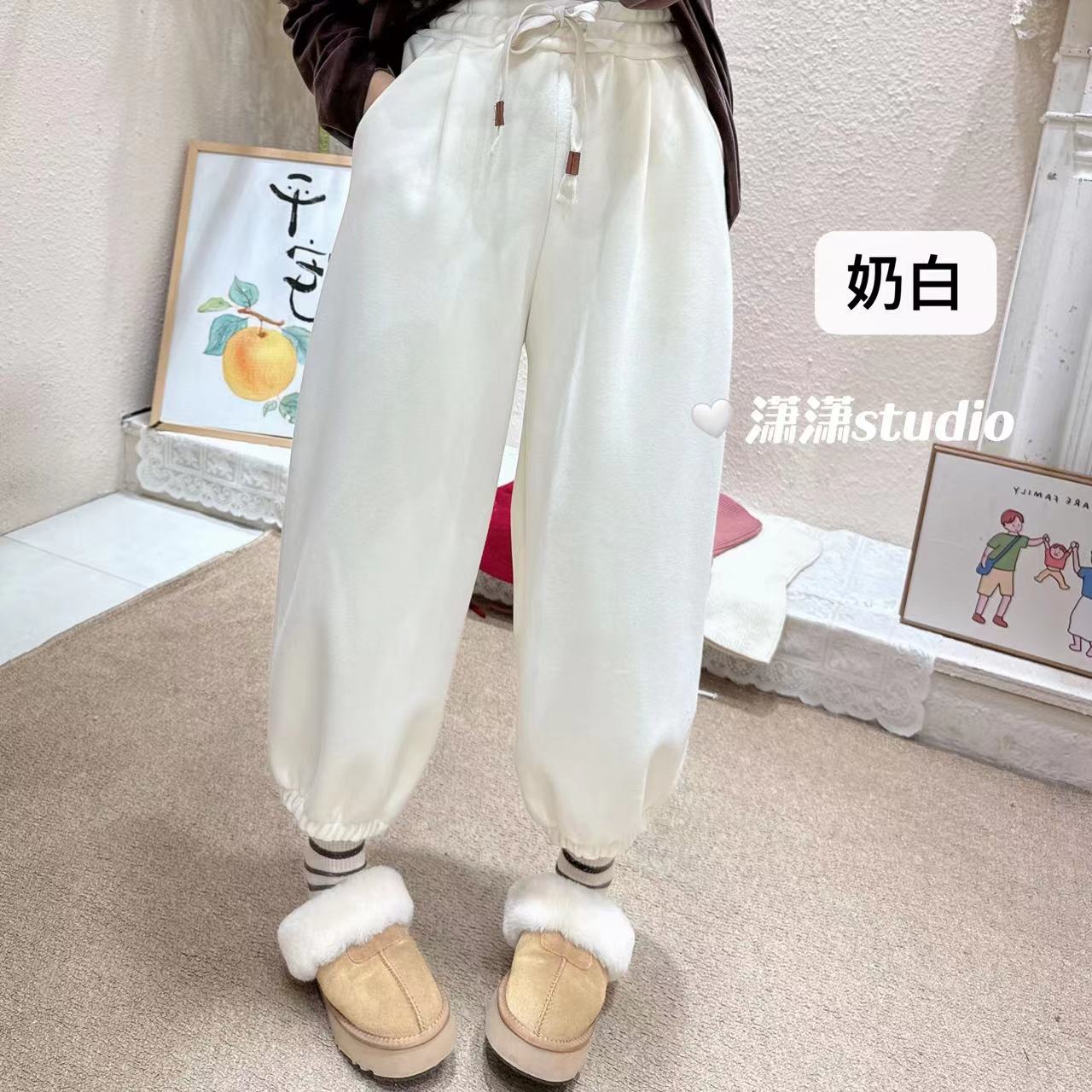 【招牌卫裤】潇潇自制肥腿韩系卫裤百搭束脚裤YJ8888-1（加绒）