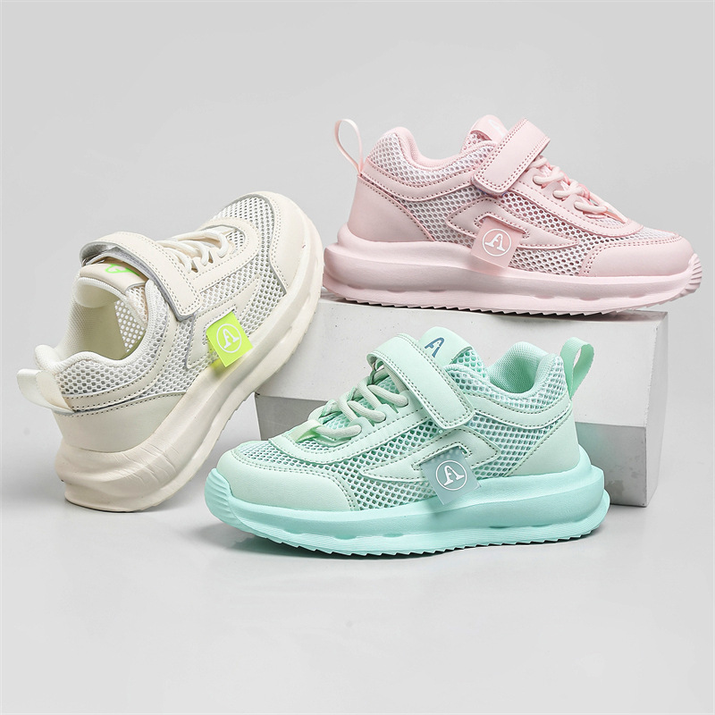 童鞋2024夏季新款镂空网面透气男女春款儿童运动鞋025