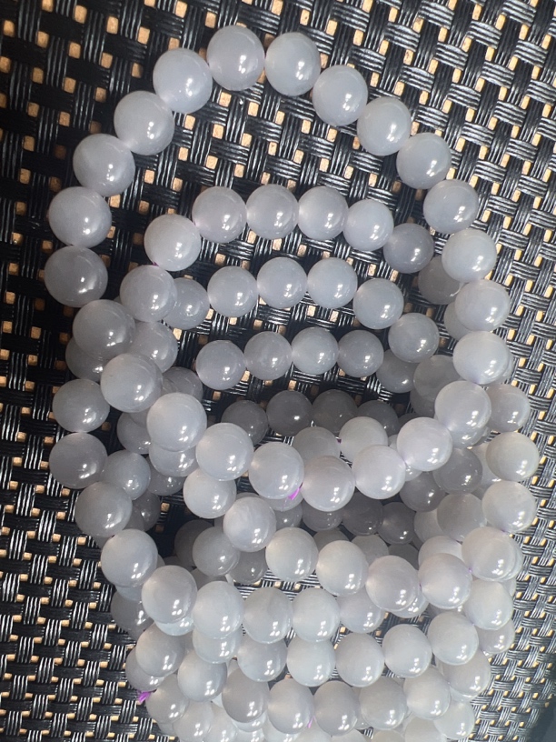 和田玉冰烟紫单圈手串饰品手链百搭色多样性发货拍一发一