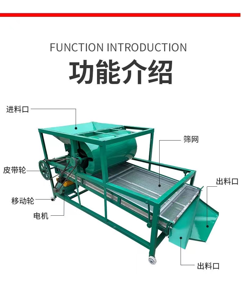 A70型小麦 玉米大豆水稻多功能粮食筛选机小型  精选机（含电机）
