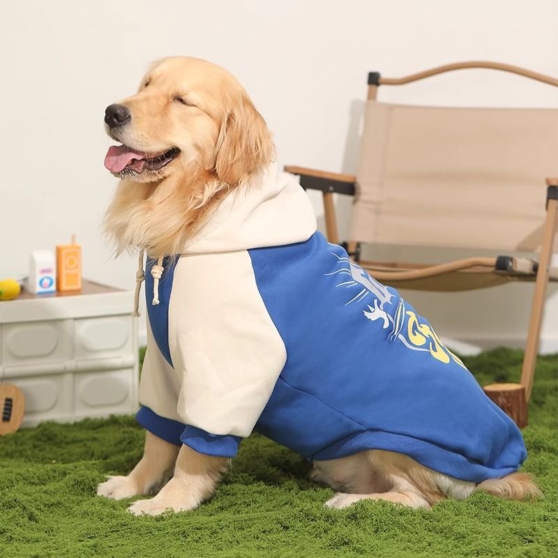 狗狗衣服秋冬款拉布拉多大型犬边牧宠物服装春秋款金毛狗卫衣冬季