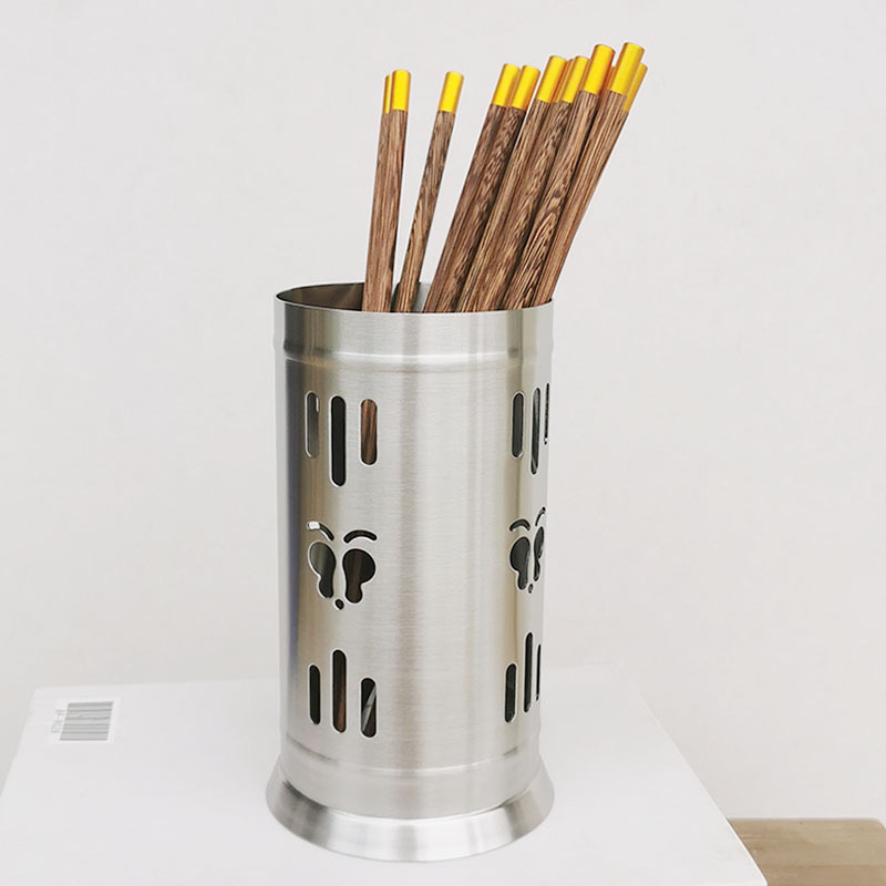 加厚18-10不锈钢筷筒磨砂筷筒高品质款