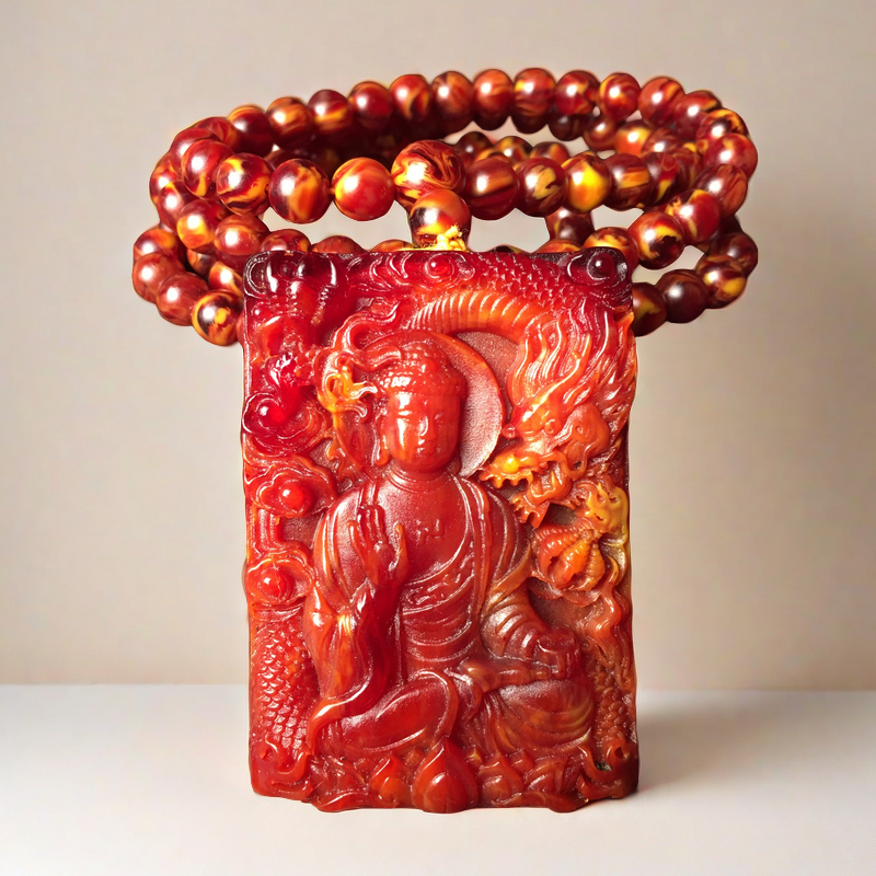 龙泉香  天然香    自然香  花香蜜香    《大日如来挂件》