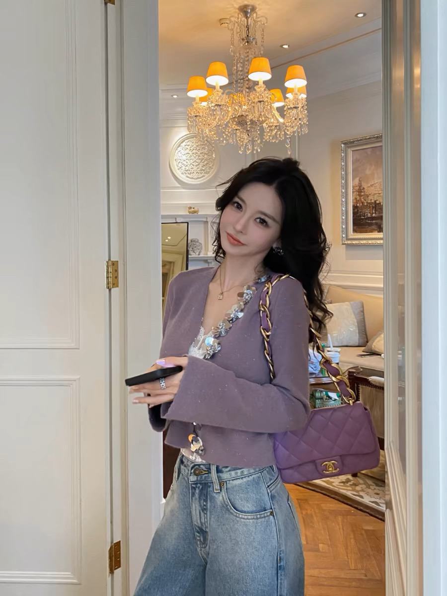 77家显瘦针织气质长袖 毛衣 专拍链接