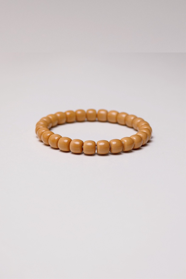 清水树王1号料SSS橄榄核核尖手串单圈8.2mm高桩精工直切