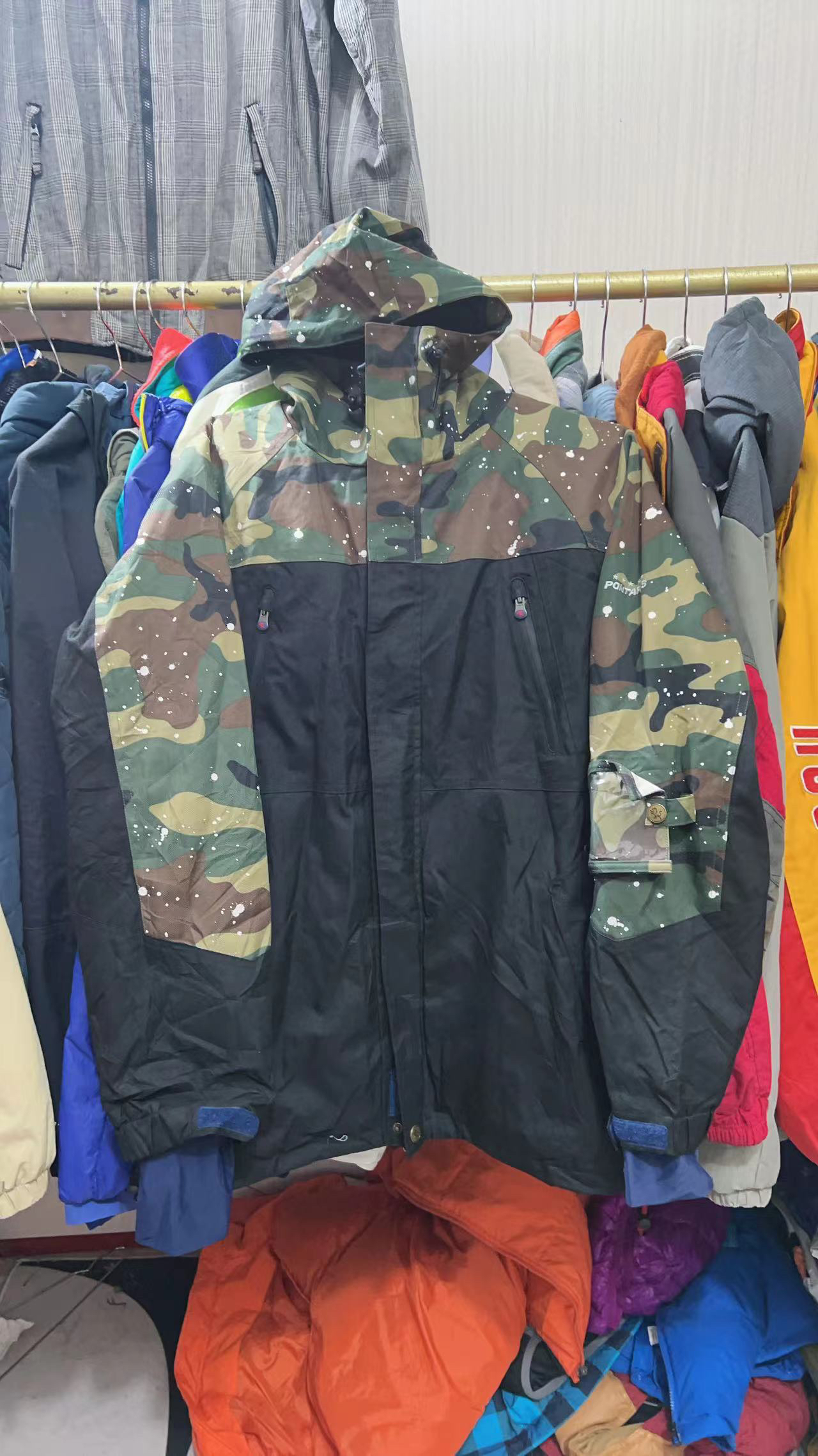 日系古着vintage 防水防风户外运动冲锋衣 棉服外套 