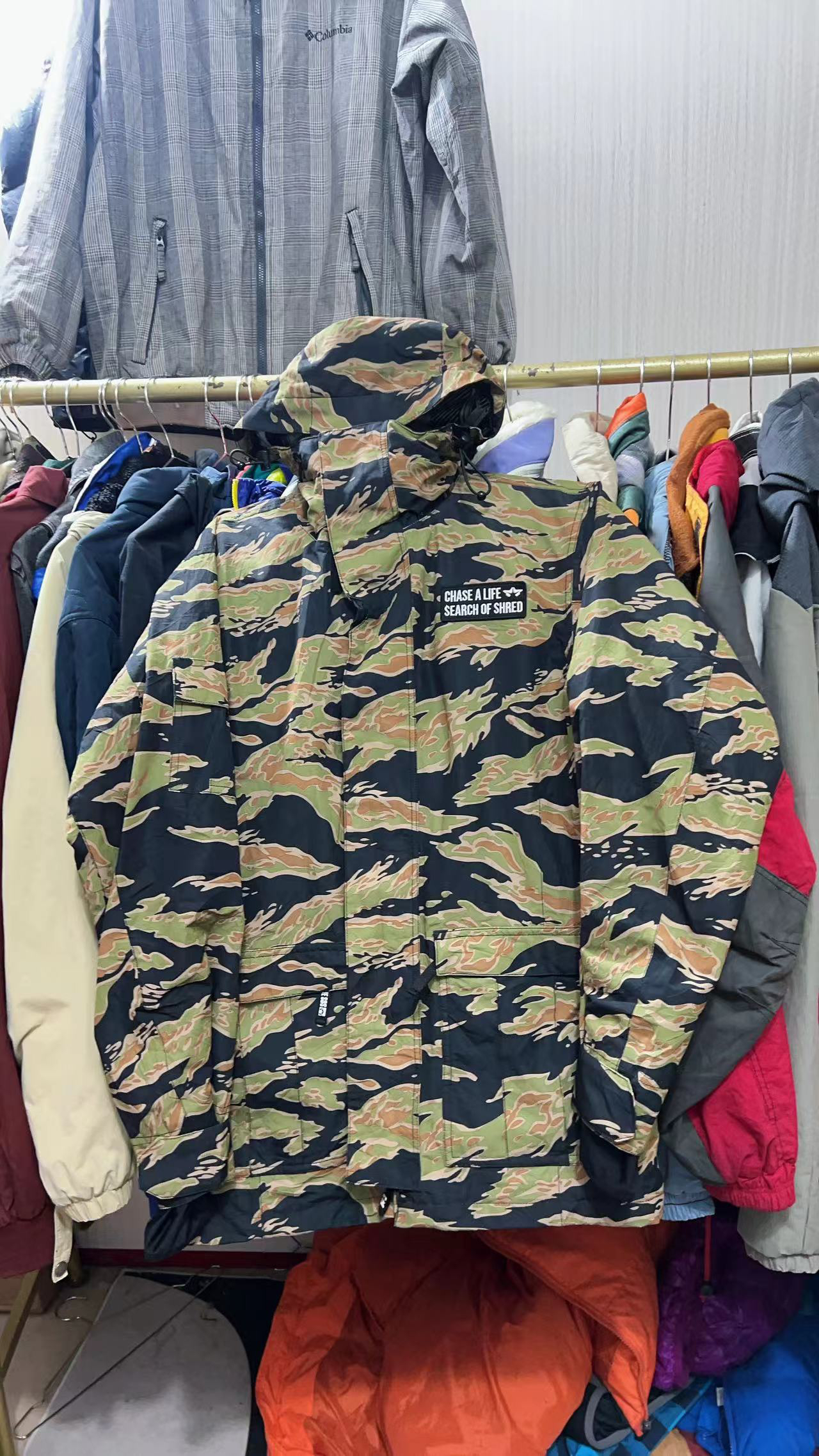 日系古着vintage 冲锋衣防水防风 滑雪服 棉服