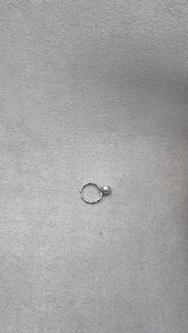 【闪购商品】海水珍珠戒指未镶嵌真多麻戒指