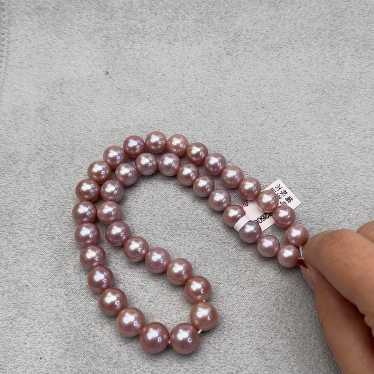 【闪购商品】淡水珍珠颈饰未镶嵌10–12正圆爱迪生项链