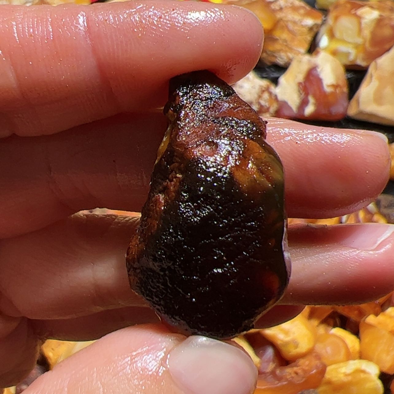 【闪购商品】定制琥珀未镶嵌是**呀