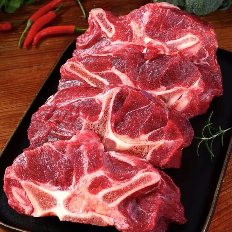 精选牛脊骨带肉生鲜大块营养浓郁新鲜美味炖煮汤火锅食材冷链发货
