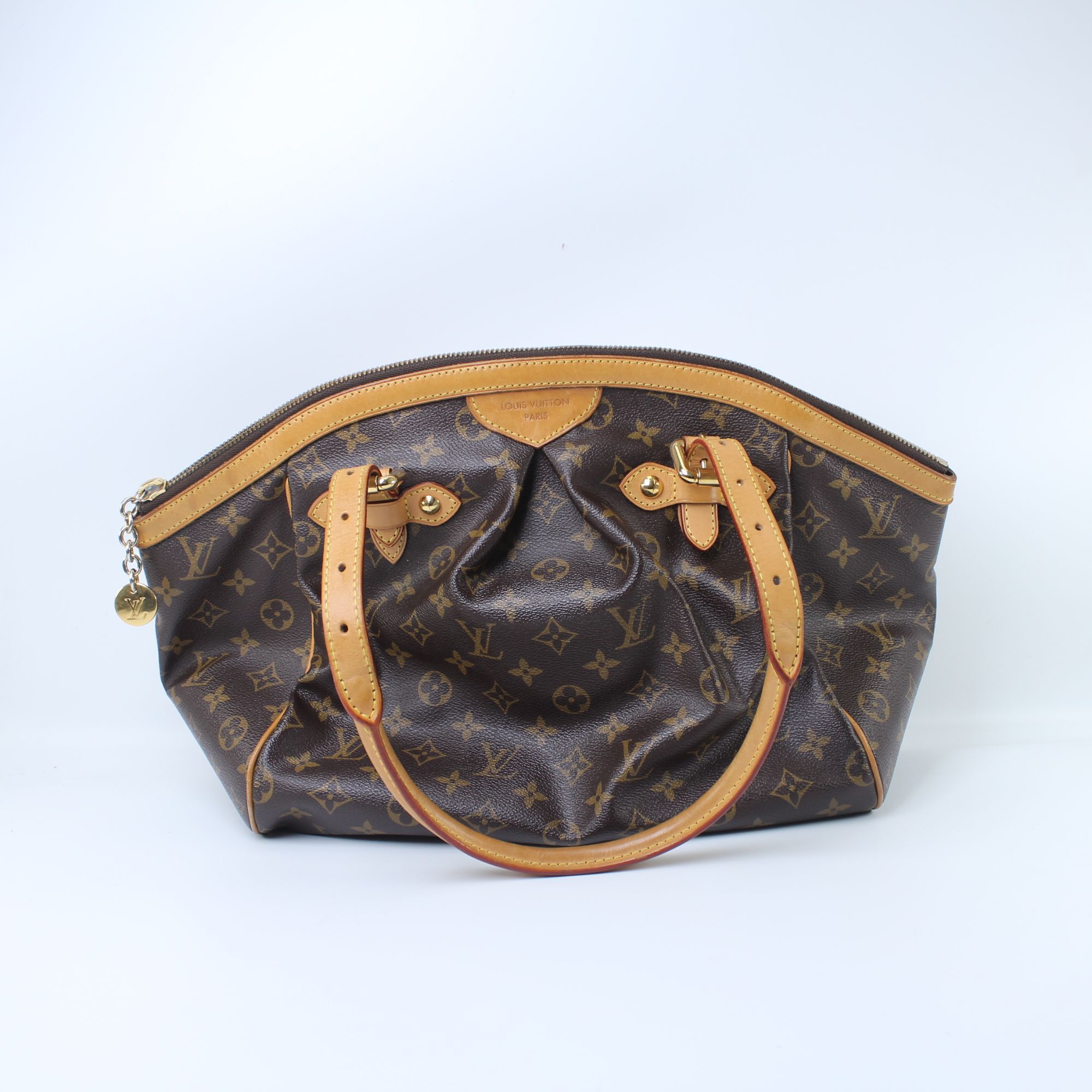 90新 LouisVuitton/路易威登 SP1122老花大号饺子手提腋下包