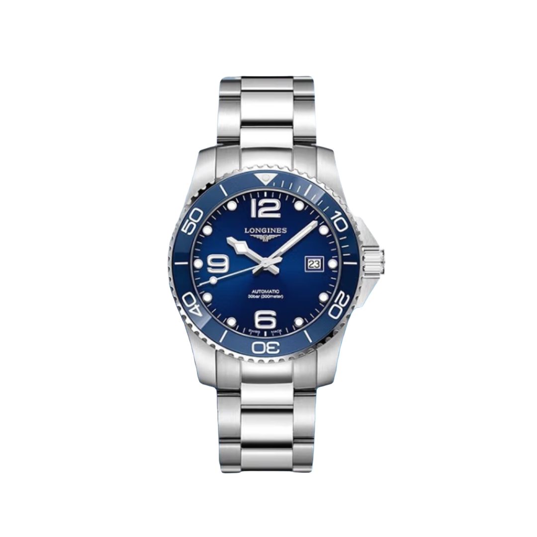 99新 Longines/浪琴 康卡斯/21年5月全套/公价13000元/41防水腕表