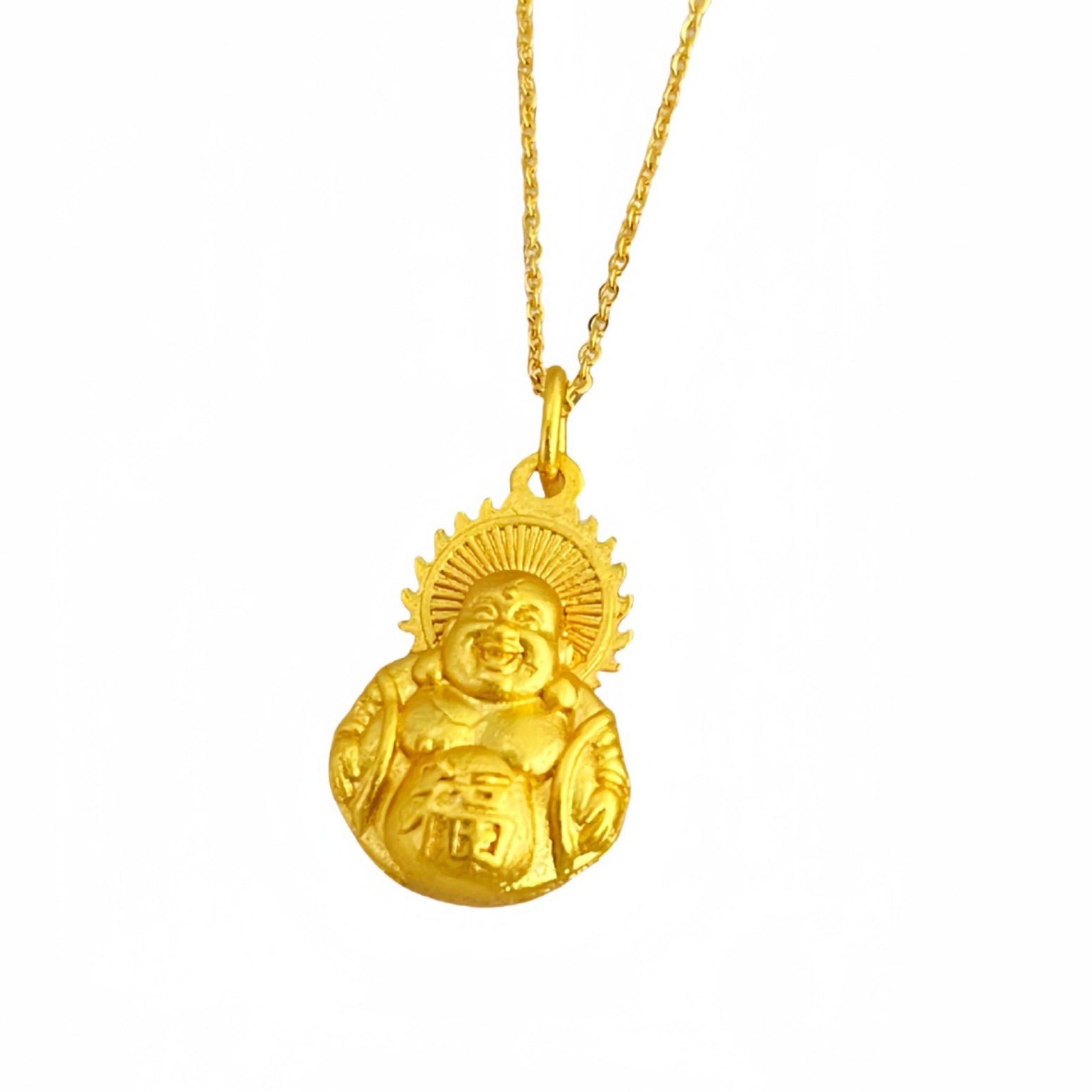 古法传承火焰笑佛大肚弥勒佛吊坠-默认