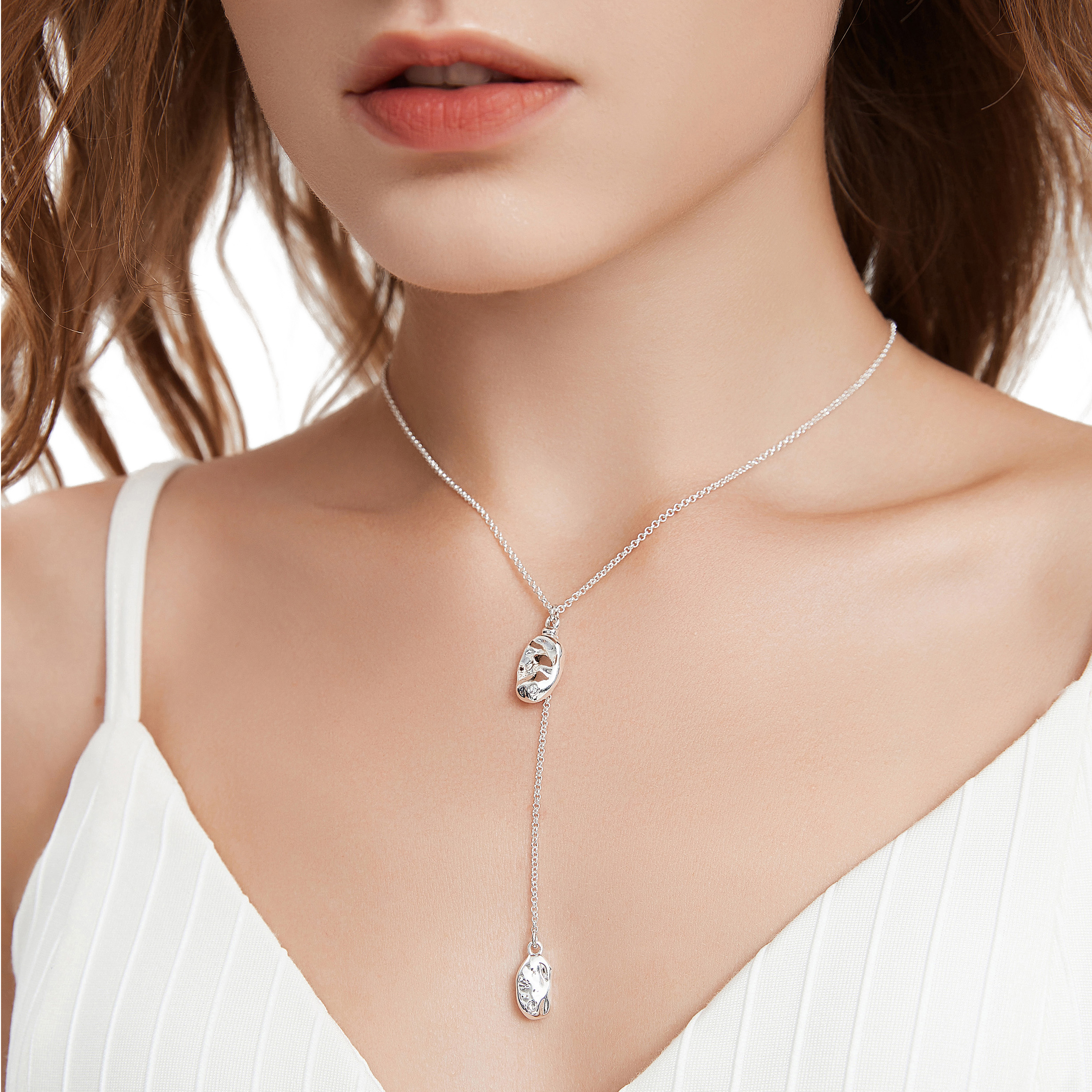 CUSSK人鱼之泪锁骨链温柔流苏ins风不掉色甜酷风情项链