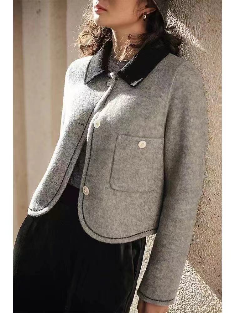 【欧新】双面呢大衣超性价比工厂新款 找对应编号「201-299下单