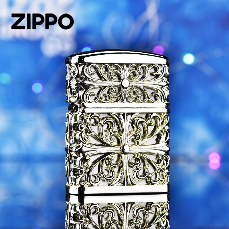 zippo打火机克罗心之恋官方正品重甲520专享送男朋友礼物DYH1X1