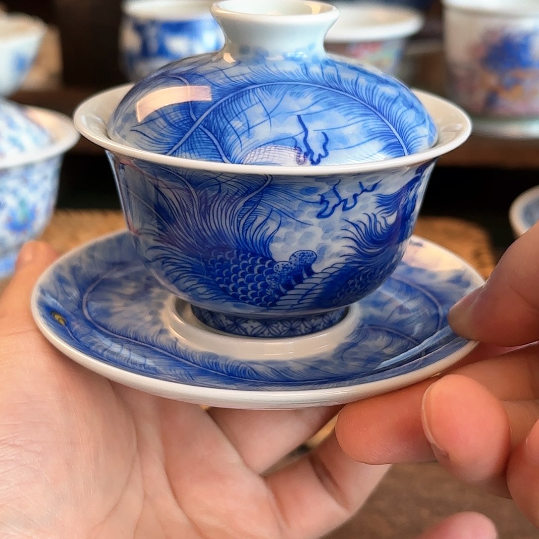 ࿐**事纯手工手绘陶瓷茶具微瑕