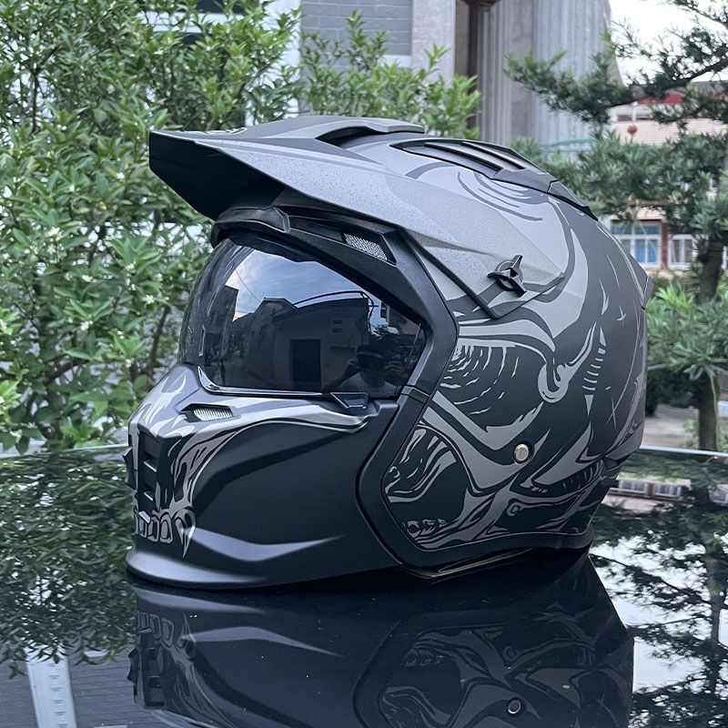 【球个好物】ORZ摩托车头盔男女3C认证复古街霸组合盔全盔