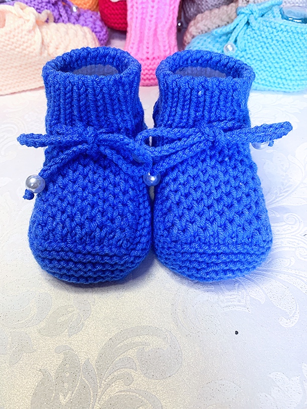 渔网针浅浅筒纯手工宝宝鞋婴儿鞋子学步0-12个月宝宝穿步前鞋编织