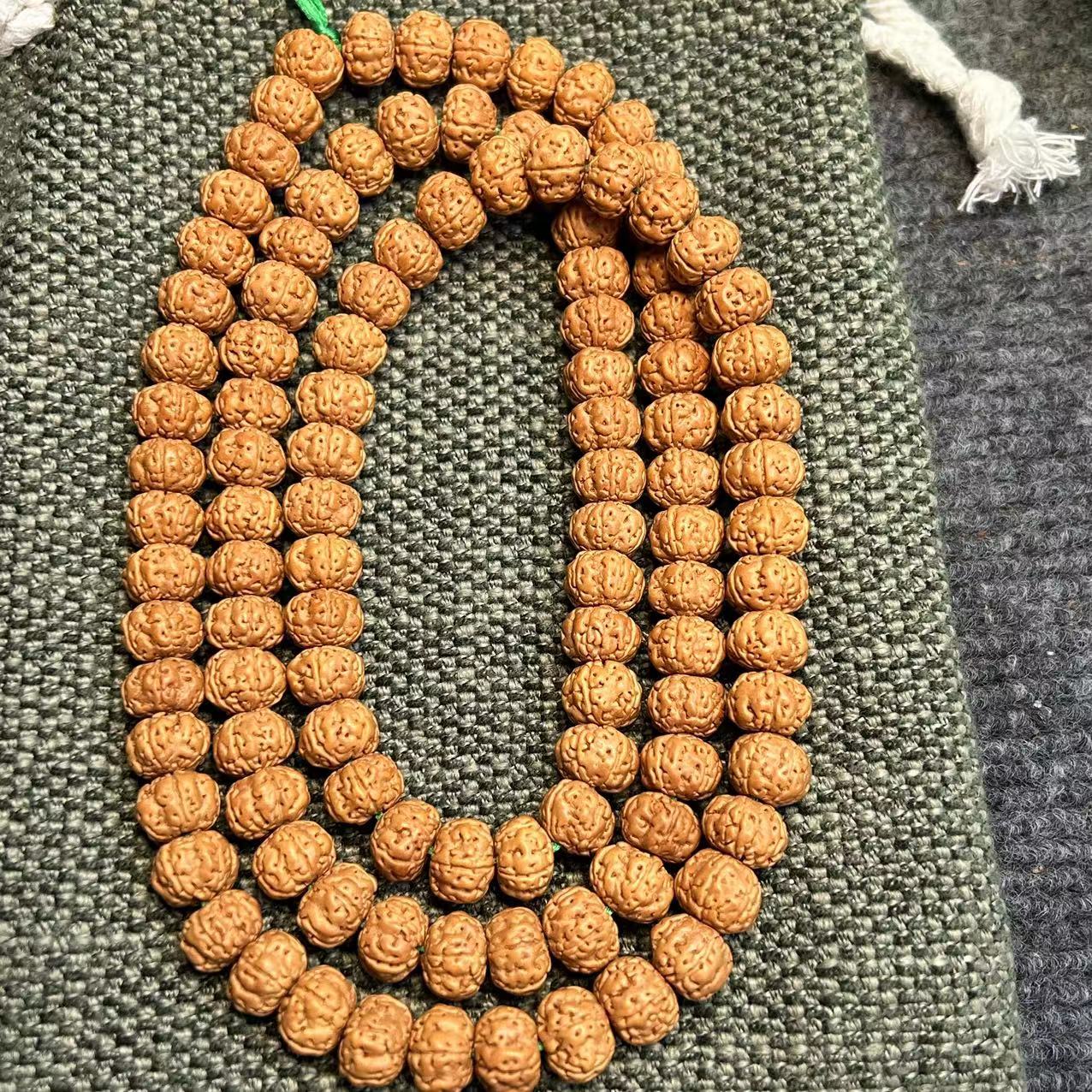 【铁籽飞碟老树王108长串】10mm左右金刚菩提