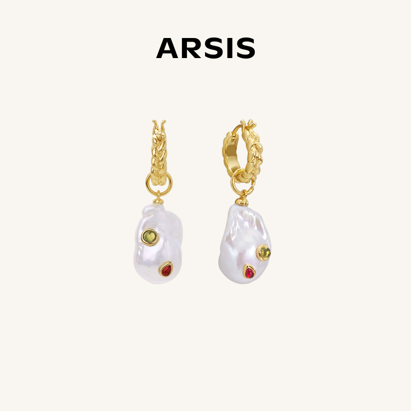 ARSIS纯真年代系列油画巴洛克耳坠L30