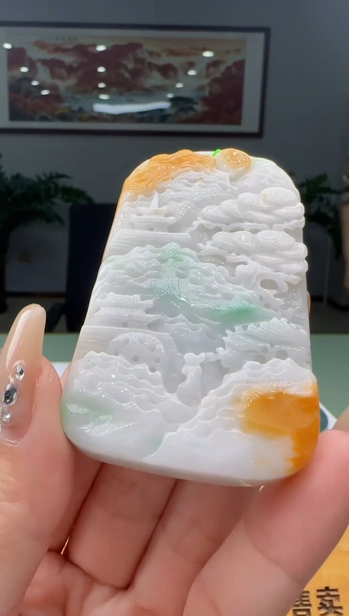 【闪购商品】翡翠吊坠(不含链)未镶嵌XY@@60B7J08223