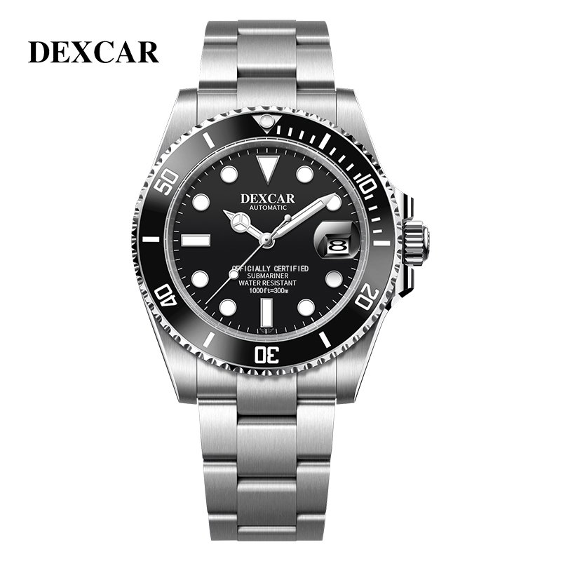 DEXCAR/度卡瑞士度卡黑鬼王潜水男士经典原装全自动机械腕表p2