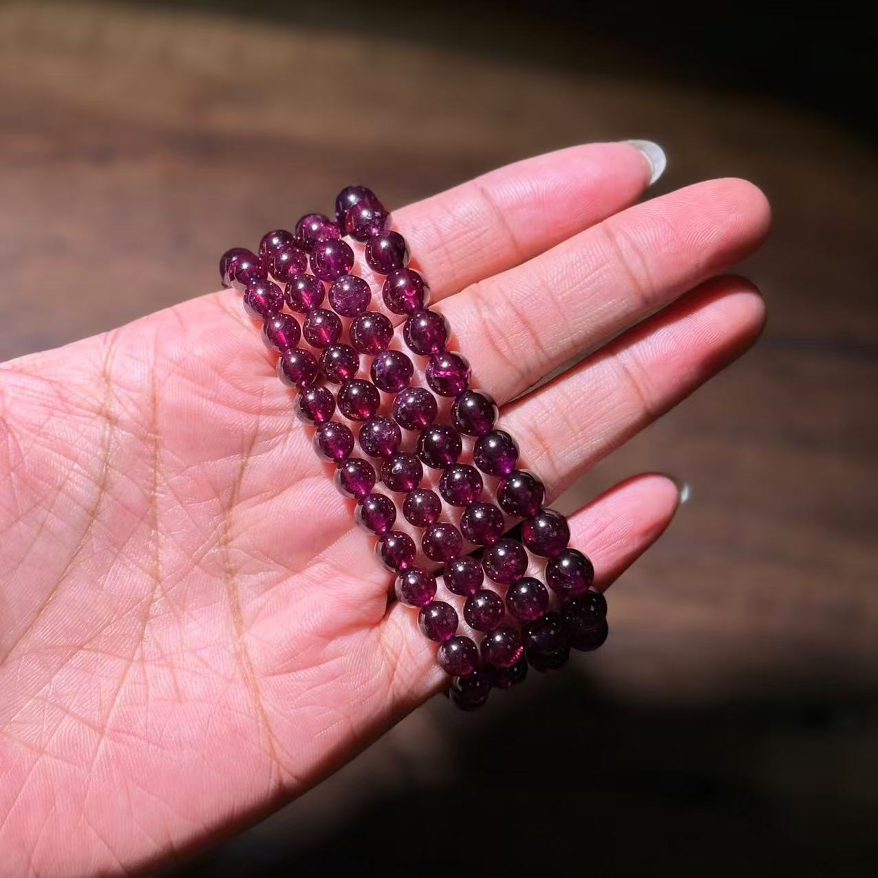 SJ0463 盲盒石榴石手链 多样性发其一