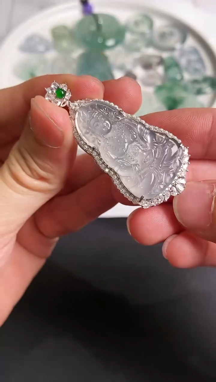 【闪购商品】翡翠.银S925镶嵌多样性发货