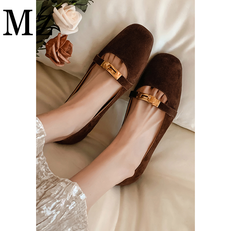  Mr.Zheng/淘小正/2.5cm/柔软舒适百搭锁扣乐福鞋2024春单鞋女鞋