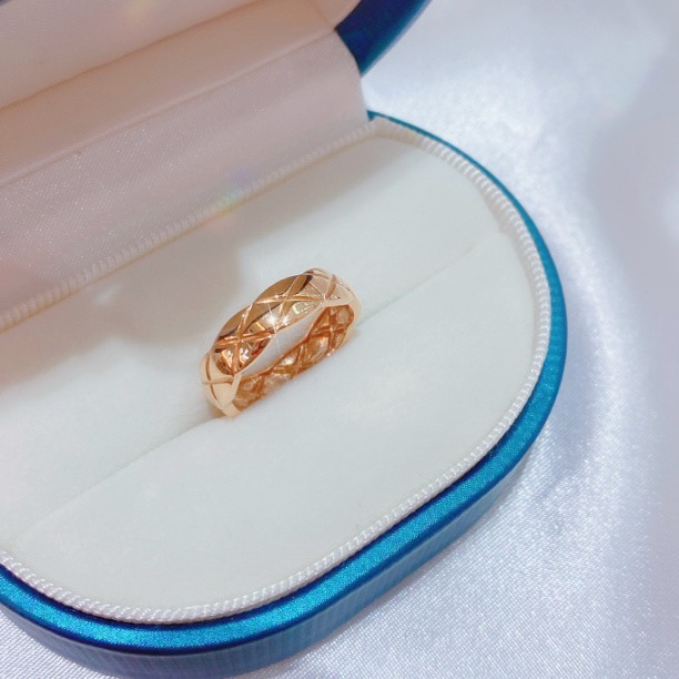 18k金戒指，经典菱格5mm（多样性发其一）