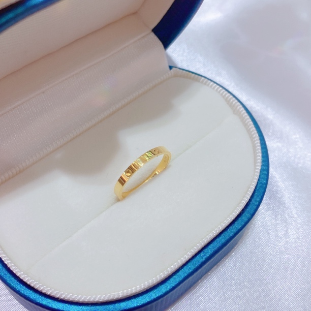 18k金戒指，k黄2mm（多样性发其一）